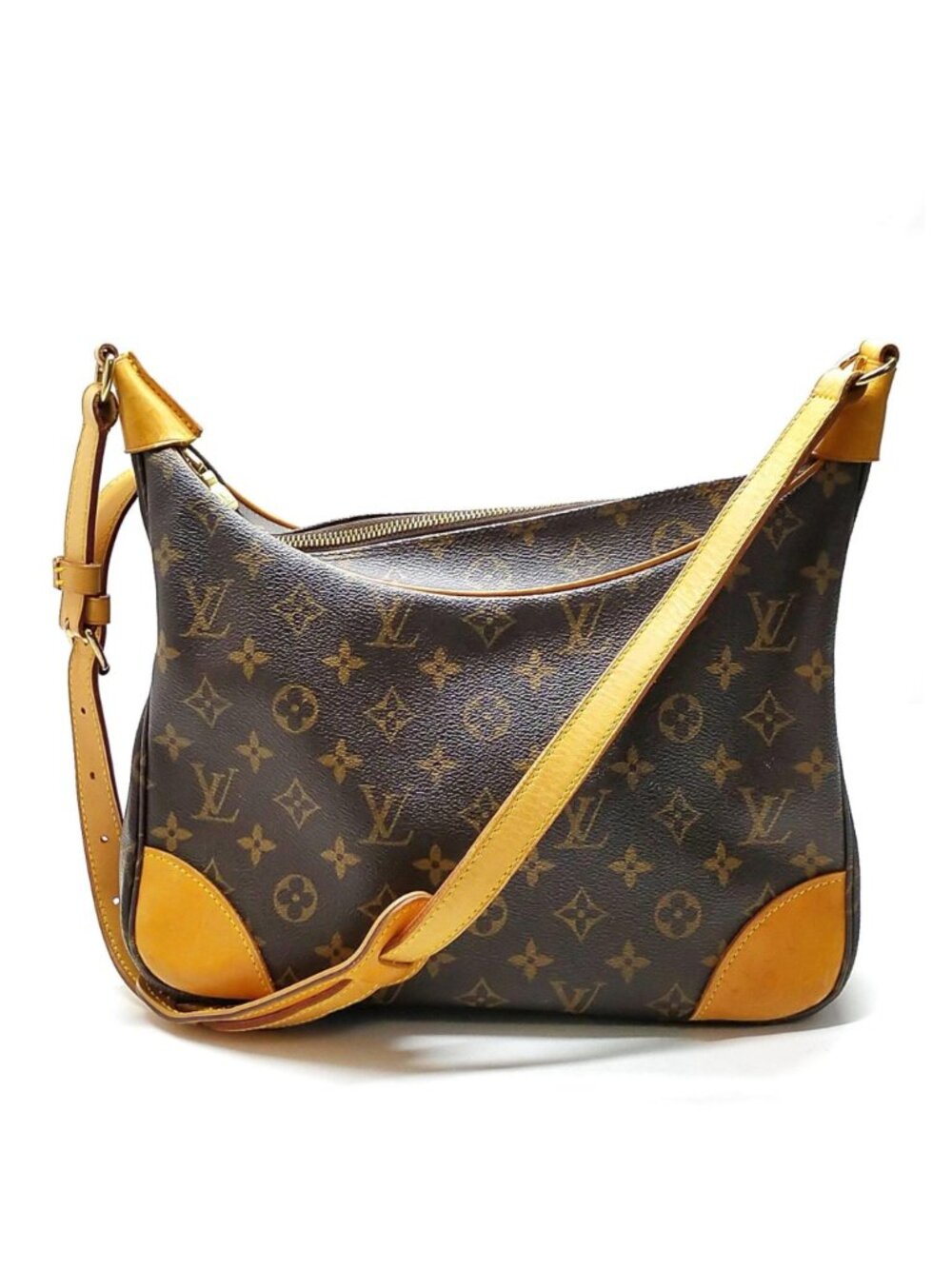 Authentic Louis Vuitton Boulogne 30 Monogram Canvas Shoulder Bag